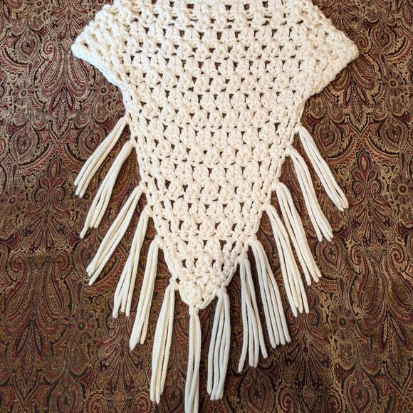 Crochet White House Black Market Vest - Picture 6 of 11